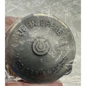 1989 John Deere Belt Buckle 600 Series Disks Moline Illinois Vintage